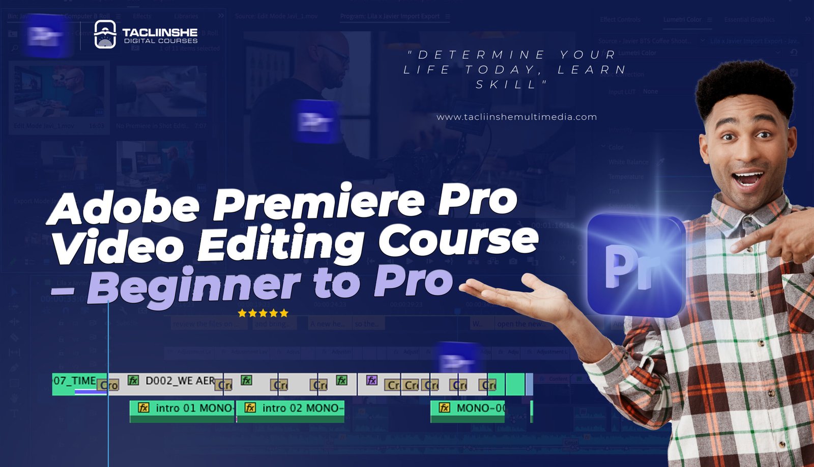 Adobe Premiere Pro Video Editing Course – Beginner to Pro