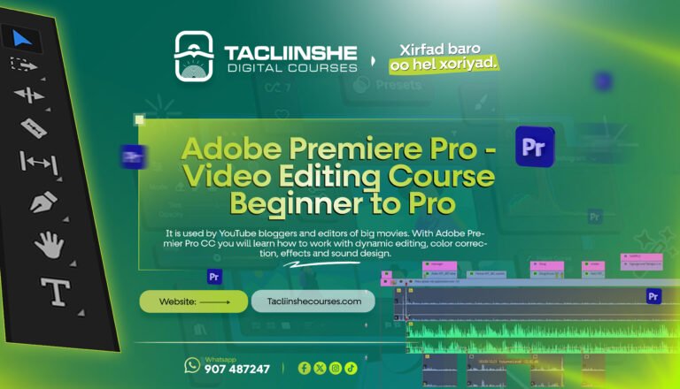 Adobe Premiere Pro – Video Editing Course Beginner to Pro